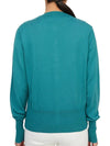 Bea Embroid Logo Cotton Cardigan Blue - VIVIENNE WESTWOOD - BALAAN 8