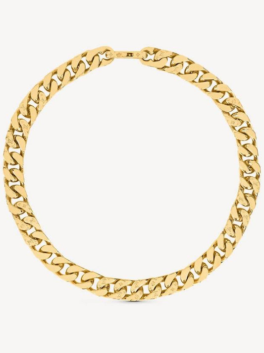 Chain Link Necklace Gold - LOUIS VUITTON - BALAAN 2