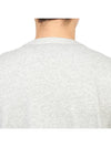 Mike Velvet Logo Sweatshirt Grey - ISABEL MARANT - BALAAN 8