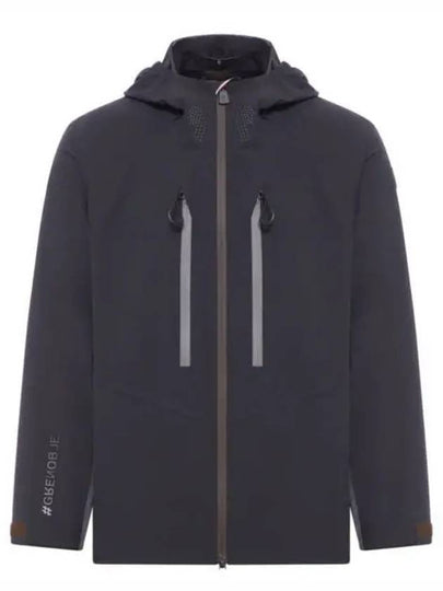 Orden Nylon Hooded Zip-Up Black - MONCLER - BALAAN 2