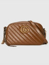 GG Marmont Matelasse Small Shoulder Bag Brown - GUCCI - BALAAN 2