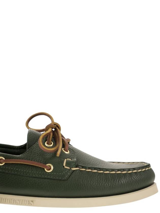 PORTLAND - Moccasin with grained leather - SEBAGO - BALAAN 6