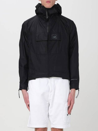 Metropolis Series Pertex Bloom Hooded Jacket Black - CP COMPANY - BALAAN 2