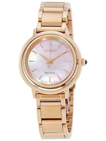 Citizen L Eco-Drive Mother of Pearl Dial Ladies Watch EM1103-86Y - CITIZEN - BALAAN 1