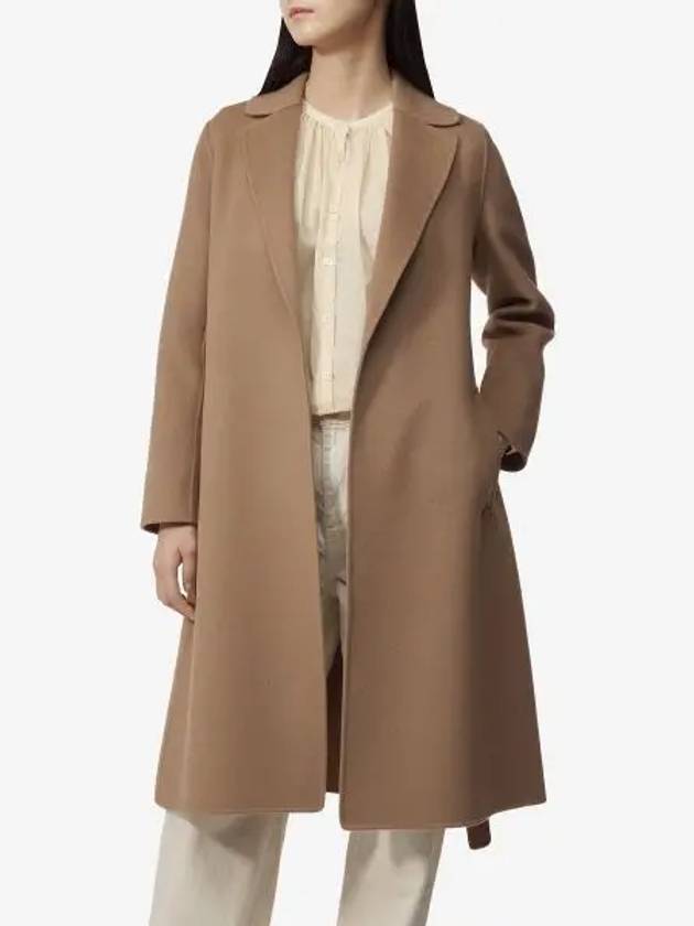 Pauline Wool Single Coat Beige - S MAX MARA - BALAAN 2