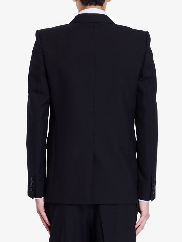 SAINT LAURENT VESTE GABARDINE FINE DE LAINE - SAINT LAURENT - BALAAN 3