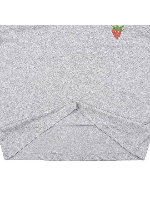 Strawberry print tshirt FKT014 GRAY - COMME DES GARCONS - BALAAN 7