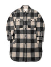 KOTAJOT CHECK COAT - ISABEL MARANT - BALAAN.