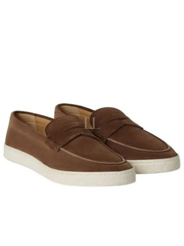 24 MZU SilN312 C8831 Suede Penny Loafer - BRUNELLO CUCINELLI - BALAAN 1