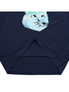 Vibrant Fox Head Easy Short Sleeve T-Shirt Navy - MAISON KITSUNE - BALAAN 8