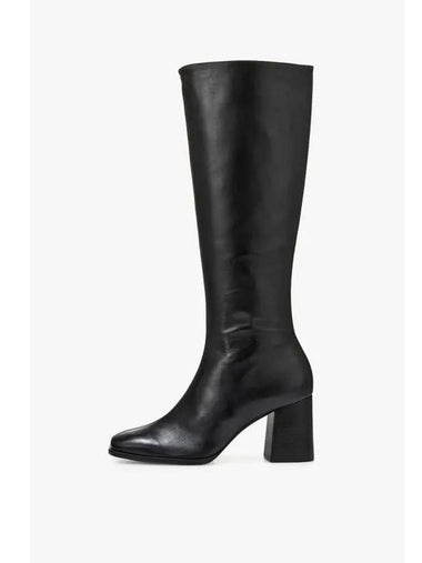 NYLAH Leather Knee Boots Nappa Boot Black - REFORMATION - BALAAN 1