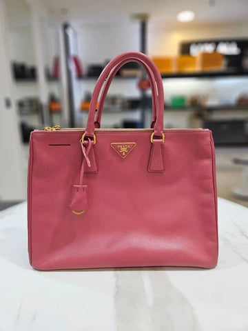 Saffiano Lux Tote Bag Pink BN1786 - PRADA - BALAAN 1