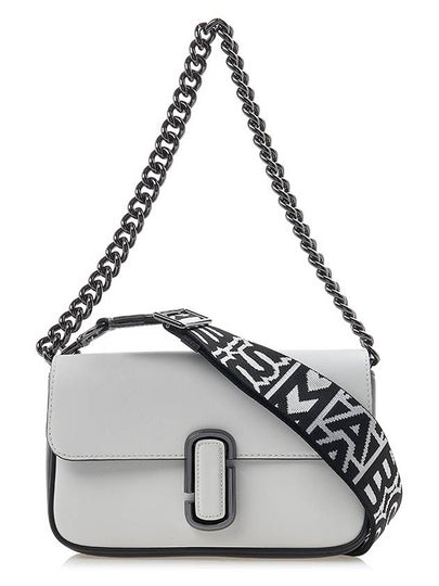 The J Mark Mini Shoulder Bag White Black - MARC JACOBS - BALAAN 2