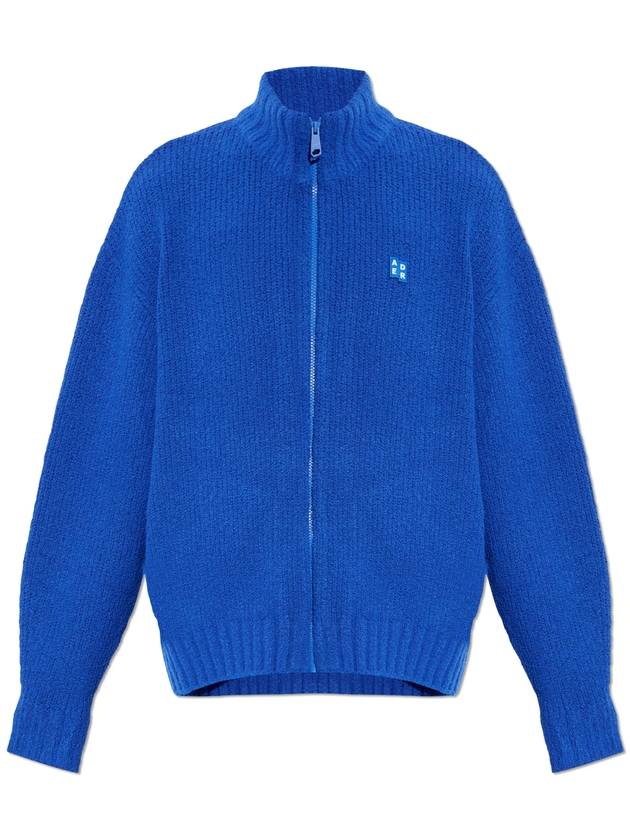 Ader Error Cardigan With Stand Collar, Unisex, Blue - ADER ERROR - BALAAN 1