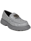 Buffalo Leather Loafers Grey - DIOR - BALAAN 3