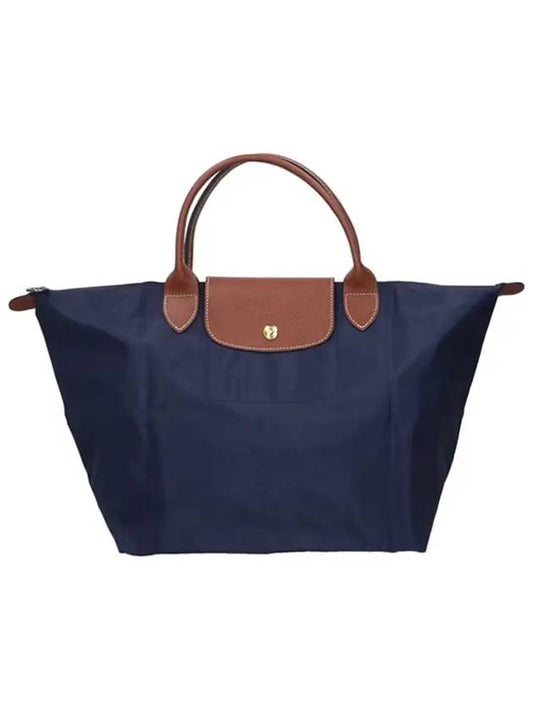 24FW Le Pliage Original M Handbag Navy L1623089 P68 - LONGCHAMP - BALAAN 1