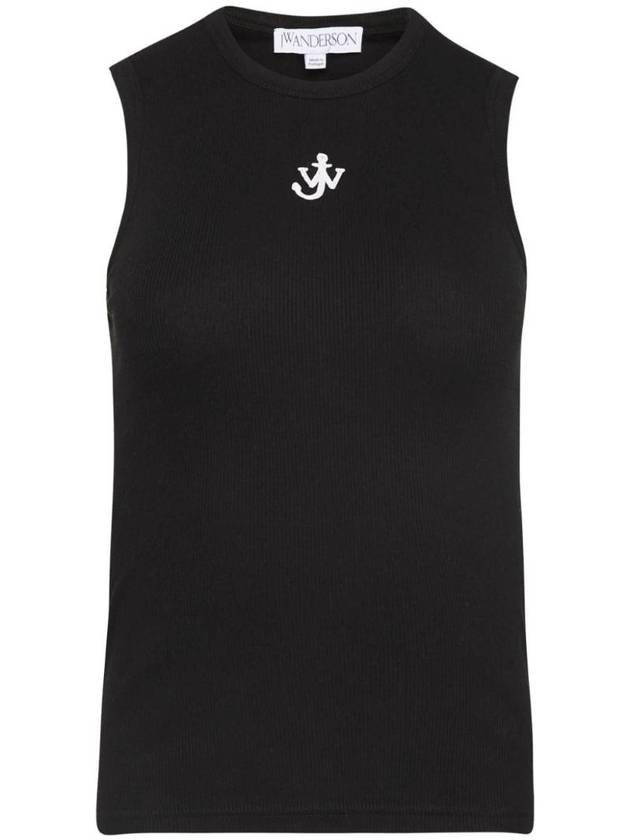 Anchor Embroidery Sleeveless Black - JW ANDERSON - BALAAN 1