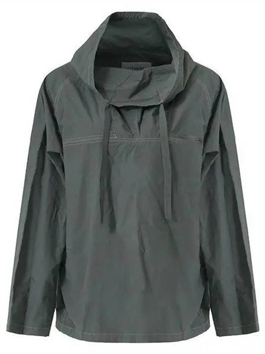 Contrast Stitch Anorak Grey - LEMAIRE - BALAAN 2