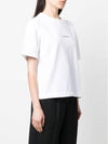 Logo Crew Neck Short Sleeve T-Shirt White - ACNE STUDIOS - BALAAN 3