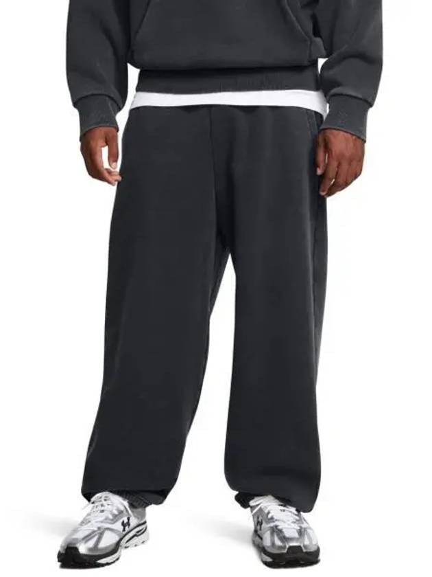 Icon Heavyweight Fleece Wash Oversized Pants 1386554 001 - UNDER ARMOUR - BALAAN 1