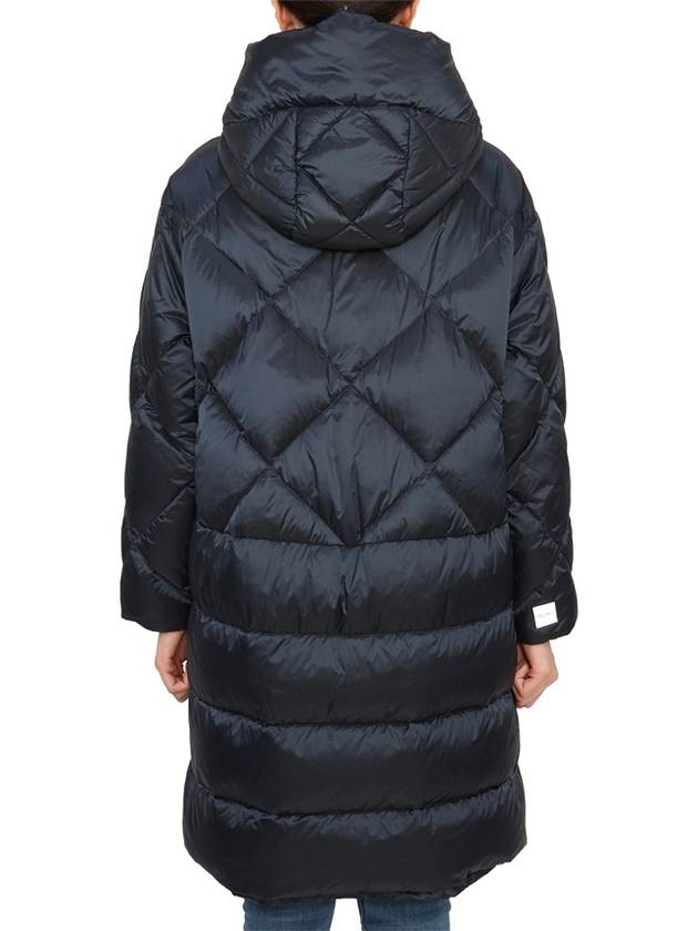 Trefe Hooded Long Padding Dark Blue - MAX MARA - BALAAN 5