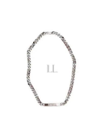 Classic Number Logo Plate Chain Necklace Silver - MAISON MARGIELA - BALAAN 2