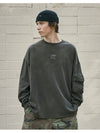 Cargo pocket pigment long sleeve tshirt dark gray FLT712 - FLUKE - BALAAN 2