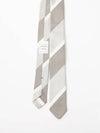 Logopatch signature striped silkblend tie - THOM BROWNE - BALAAN 1