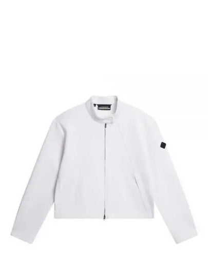 Paraglide Biker Mid Layer Zip-Up Jacket White - J.LINDEBERG - BALAAN 2