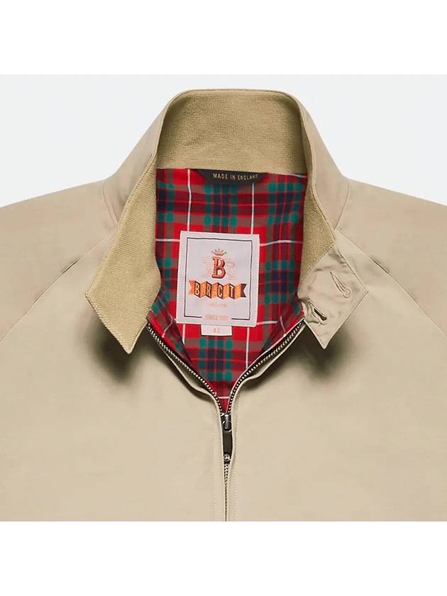 G9 Classic Original Harrington Zip-Up Jacket Beige - BARACUTA - BALAAN 5