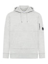 Diagonal Raised Fleece Lens Hoodie Grey - CP COMPANY - BALAAN 1