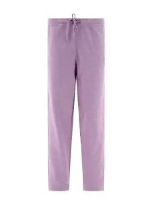 Organic Cotton Track Pants Purple - GANNI - BALAAN 2