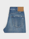 Kurt Distress Straight Shorts Blue - CELINE - BALAAN 5