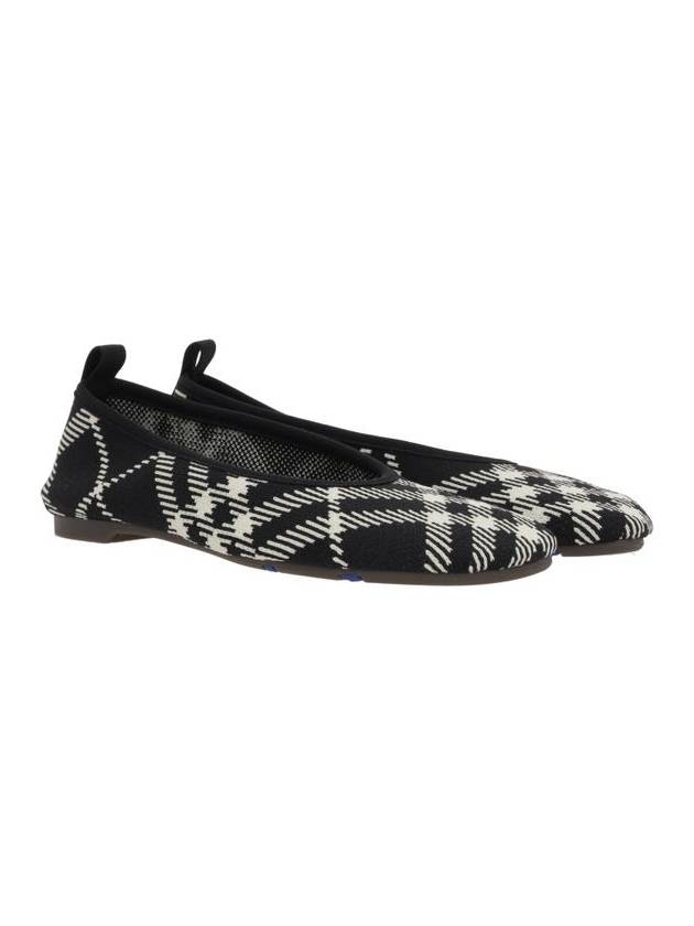 Check Knit Baby Ballerina Black - BURBERRY - BALAAN 2