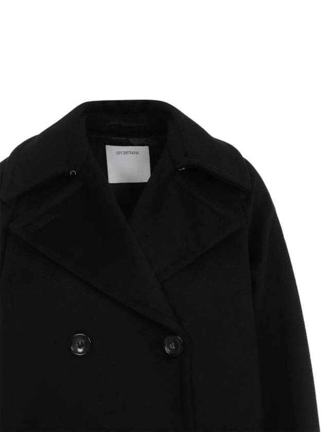 Belt Wool Double Peacoat Black - MAX MARA SPORTMAX - BALAAN 3