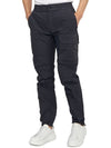 Men's Snap Pocket Cargo Straight Pants Charcoal - TEN C - BALAAN 6