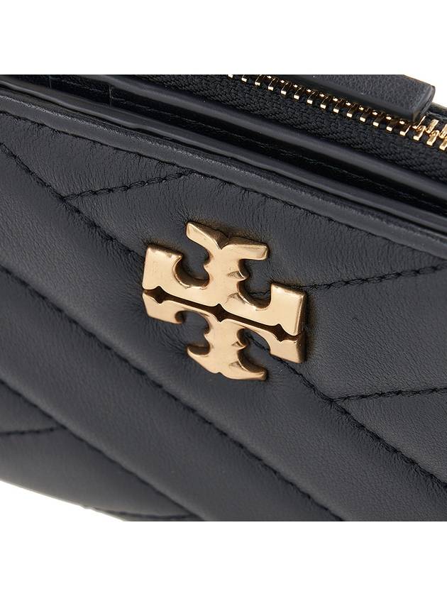 Chevron Half Wallet Black - TORY BURCH - BALAAN 7