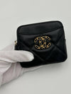 Nineteen Gold CC Logo Lambskin Zipper Card Wallet Black - CHANEL - BALAAN 5