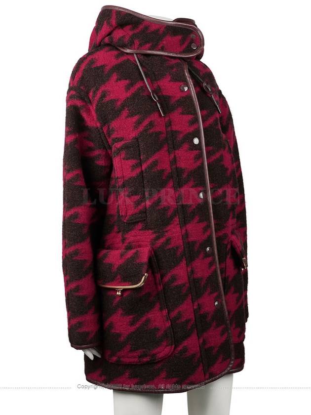 Houndstooth wool coat red 1197hva - COACH - BALAAN 6