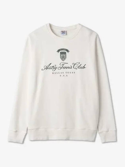 Tennis Club Badge Logo Sweatshirt White - AUTRY - BALAAN 2