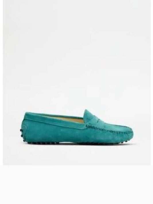 Gommino Suede Driving Shoes Blue - TOD'S - BALAAN 2