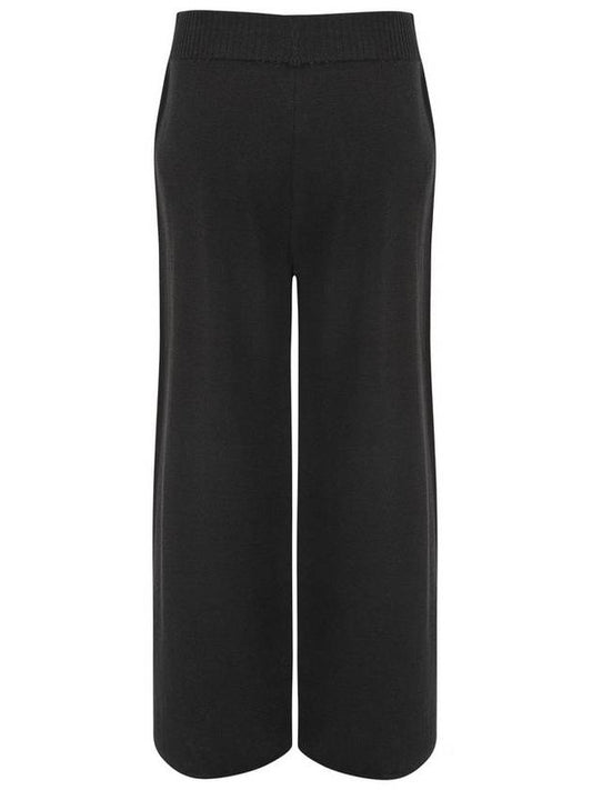 Pin Tuck Wide Knit Pants Black 3Colors - CALLAITE - BALAAN 2