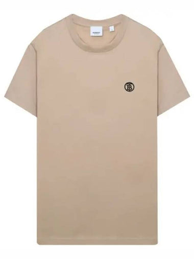 Monogram motif cotton T shirt - BURBERRY - BALAAN 1