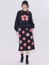 MET Flower Sweatshirt Skirt Set - METAPHER - BALAAN 6