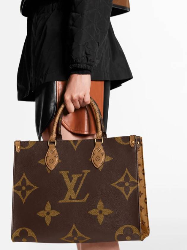 OnTheGo MM Monogram Tote Bag Brown - LOUIS VUITTON - BALAAN 6