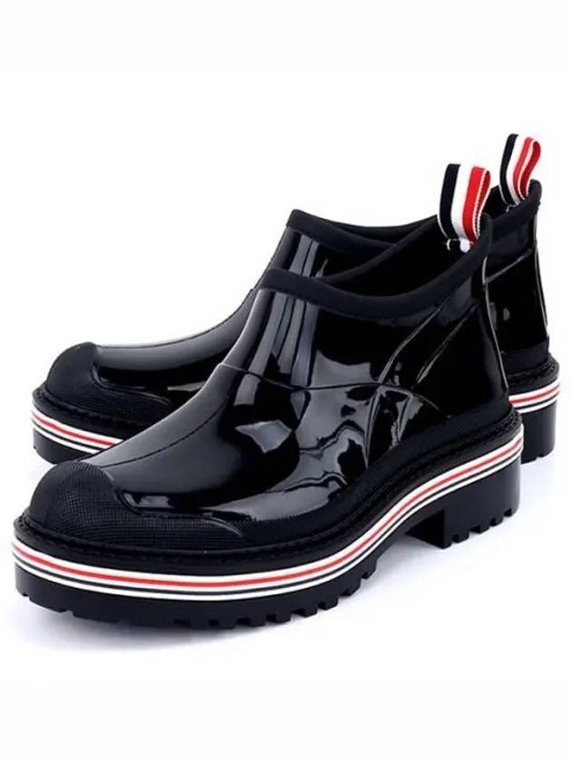 Men's Molde Rubber Garden Ankle Boots Black - THOM BROWNE - BALAAN 2