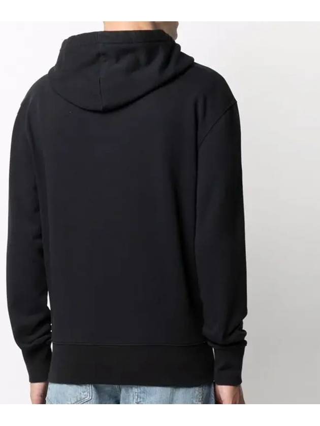 Grey Fox Head Patch Classic Hoodie Black - MAISON KITSUNE - BALAAN 7