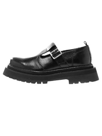 Round Toe Loafers Black - AMI - BALAAN 1