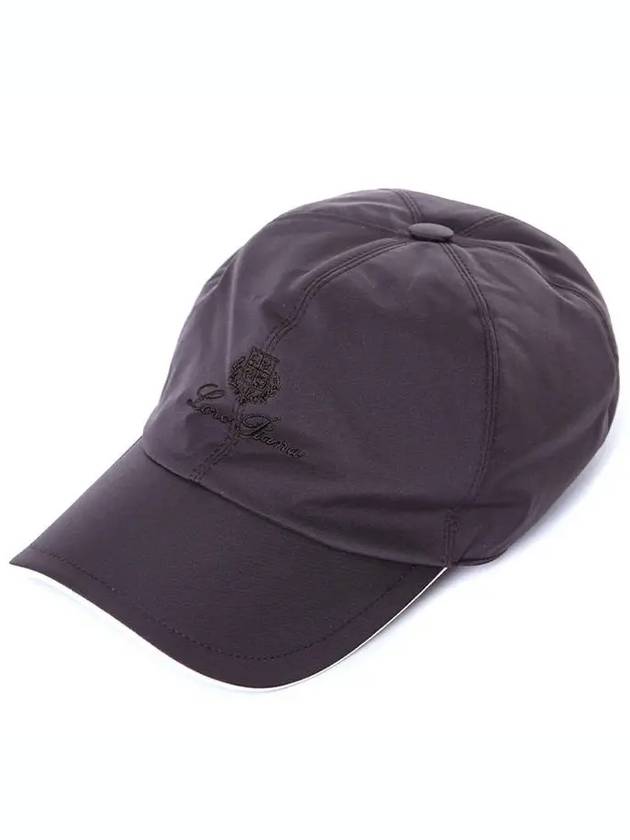 Embroidered Logo Ball Cap Black Coffe - LORO PIANA - BALAAN 3