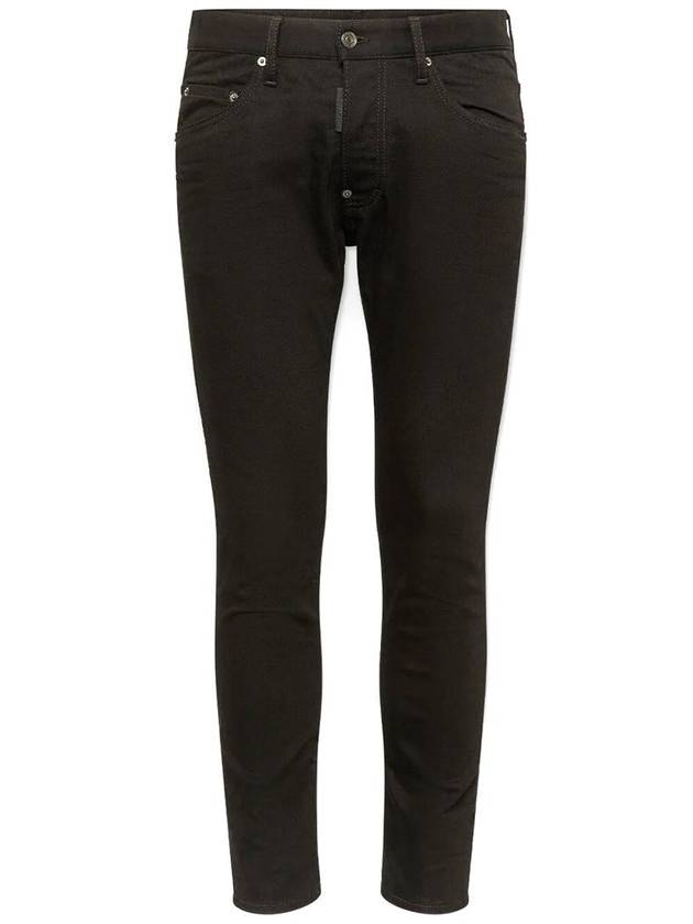 Skater Slim Cut Jeans Black - DSQUARED2 - BALAAN 2